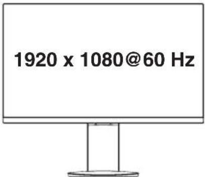1920 x 1080 à 60 Hz