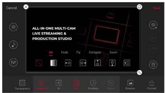 ALL-IN-ONE MULTI-CAM LIVE STREAMING & PRODUCTION STUDIO All Fade Fly Collapse Zoom Transparency Theatrical In No Duration Start Browse Format