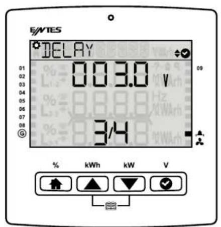 EMTES DELAY 003.0 V 3/4 % kWh kW V