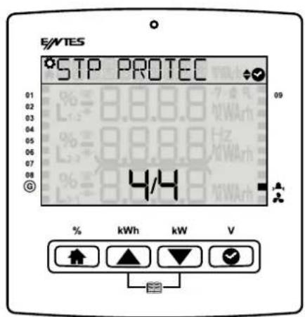 EMTES STP PROTEC 01 02 03 04 05 06 07 08 09 4/4 % kWh kW V