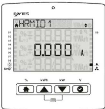 E/NTES HRMIO 1 0.000 A % kWh kW V