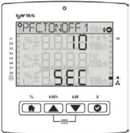 E/NTES *PFCTONOFF 1 01 02 03 04 05 06 07 08 09 % = 8.0, 8.0, 10 Hz % = 8.0, 8.0, 8.0 Hz % = 8.0, 8.0, 8.0 Hz % = 8.0, 8.0, 8.0 Hz % = 8.0, 8.0, 8.0 Hz % kWh kW V