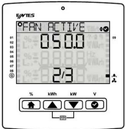 E/NTES FAN ACTIVE 05.0.0 2/3 % kWh kW V