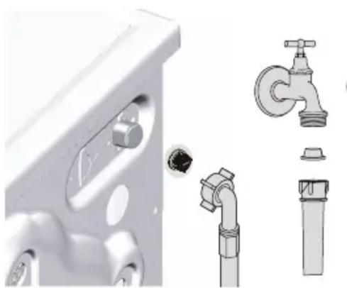 BEKO WUE 6512 XWST - Curățarea filtrelor de alimentare cu apă - 1