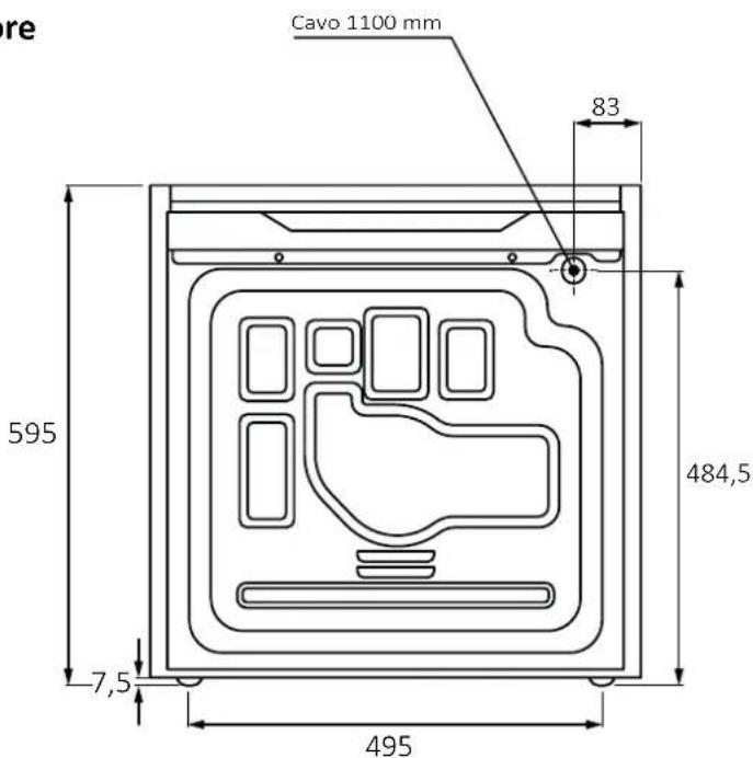 Cavo 1100 mm 83 595 484,5 7,5 495