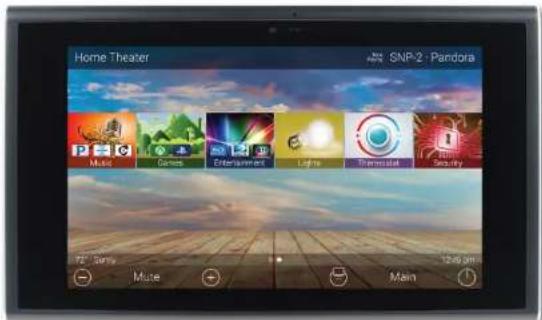 Home Theater SNP-2 - Pandora Music Games Entertainment Lighting Imminutes Security Hi: Sen Muse Main 12:00 pm