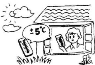 ±5 °C