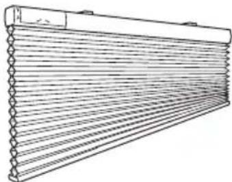 Line drawing of a heat exchanger with cooling fins and heat dissipation (no text or symbols).