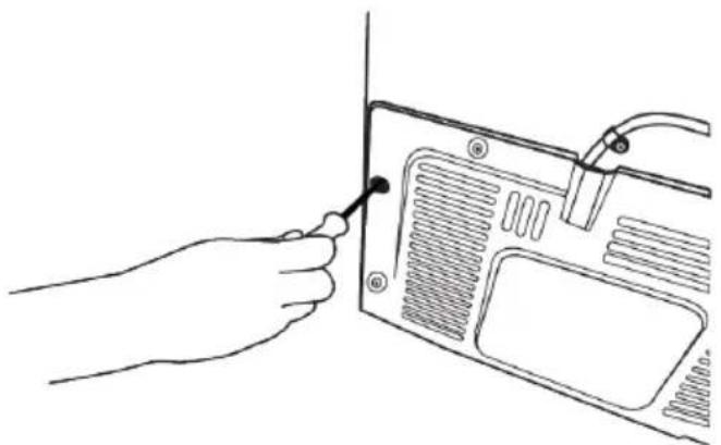 BEKO B7RGNE665ZDS - De plastic spieën bevestigen - 1