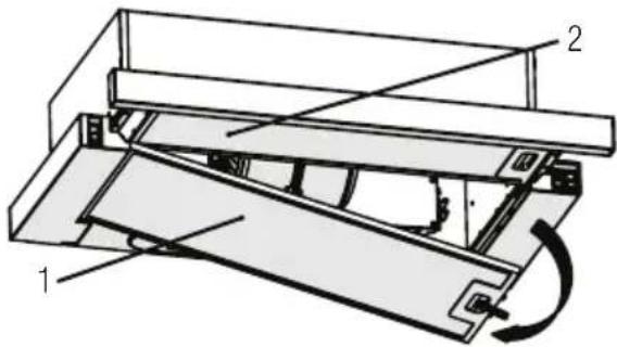BEKO HNT61310X - Limpieza del filtro de grasa de aluminio - 1