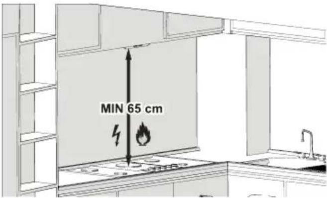MIN 65 cm