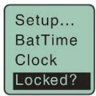 Lectrosonics DPR-A/E01 - Locking/Unlocking Settings - 1