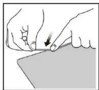 StarTech.com PRIVACY-SCREEN-22MB - Install the Privacy Filter -- Adhesive Strips - 2