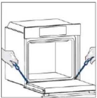 HAIER H6 ID46G3SYTB - EXTÉRIEUR DU FOUR : retrait et nettoyage de la porte en verre - 1