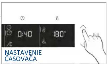 0:40 180° & NASTAVENIE ČASOVAČA