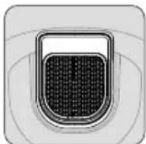 Pure diagram of a shield-shaped object with internal grid pattern, no text or symbols present