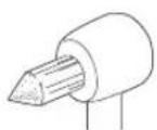 PANASONIC EW1614 - ▶ Orthodontische Düse - 1