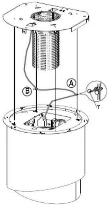 FABER The Pareo Plus - FIXATION DU CÂBLE D'ALIMENTATION - 1