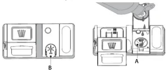 INDESIT DSIO 3M24 C S - UMPLEREA DOZATORULUI PENTRU AGENT DE CLĂTIRE - 1