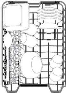 INDESIT DSIO 3M24 C S - ŁADOWANIE KOSZY - 1