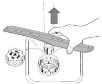 INDESIT DSIO 3M24 C S - CLEANING THE SPRAY ARMS - 2