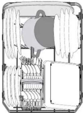 INDESIT DSIO 3M24 C S - SPODNJA KOŠARA - 1