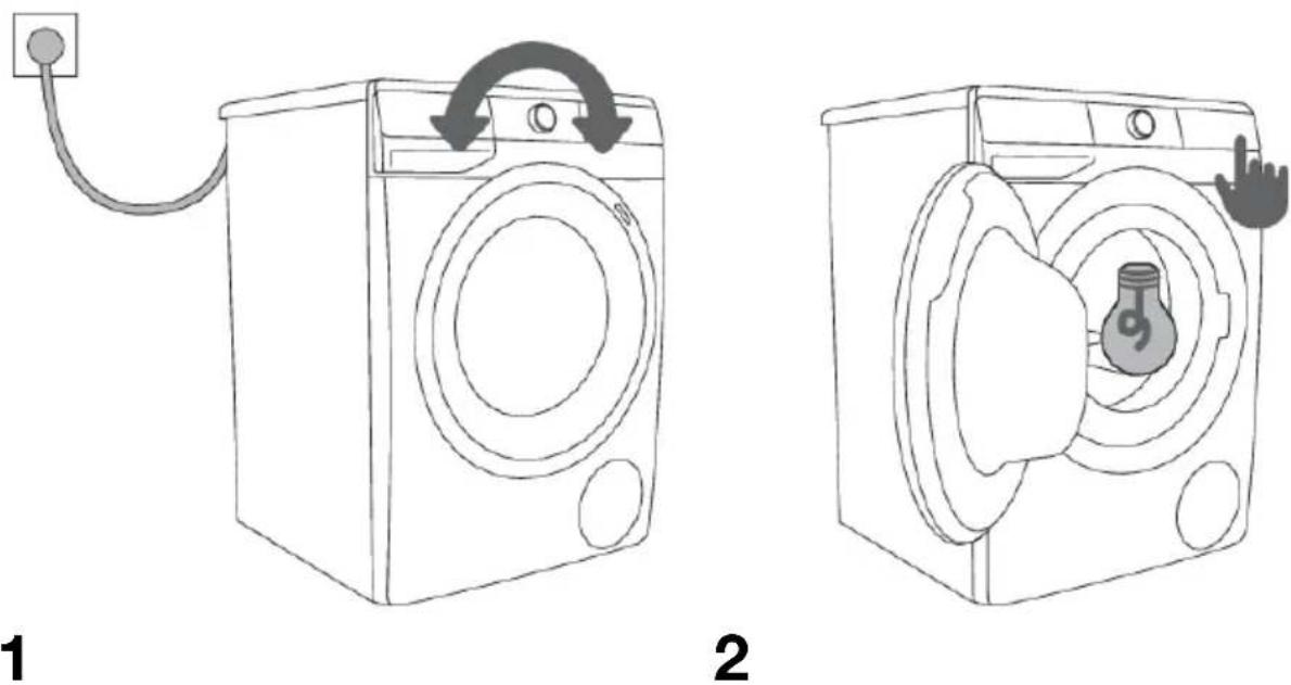 GORENJE WPNA14A3PWIFI - Switching on the washing machine - 1