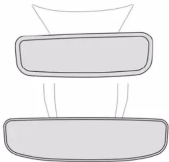 PEUGEOT 308 (2024) - Electrochrome interior rear view mirror - 1