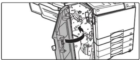 Technical line drawing of a mechanical assembly with no visible text or symbols