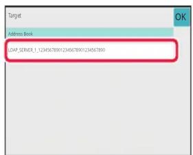 Target Address Book DAP_SERVER_1_123456780012345678001234567890
