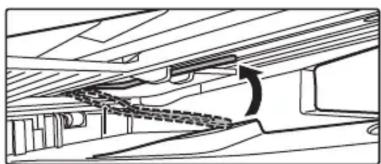 Technical line drawing of a mechanical assembly with no visible text or symbols