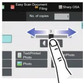 Easy Scan Document Filing Sharp OSA No. of copies 1 3 Text/Printed Photo Photo