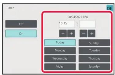 Timer Off On 08/04/2021 Thu 10 15 Today Monday Wednesday Friday Sunday Tuesday Thursday Saturday