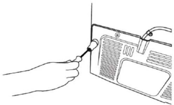 BEKO B3GNE644HXR01 - Fixation des cales en plastique - 2