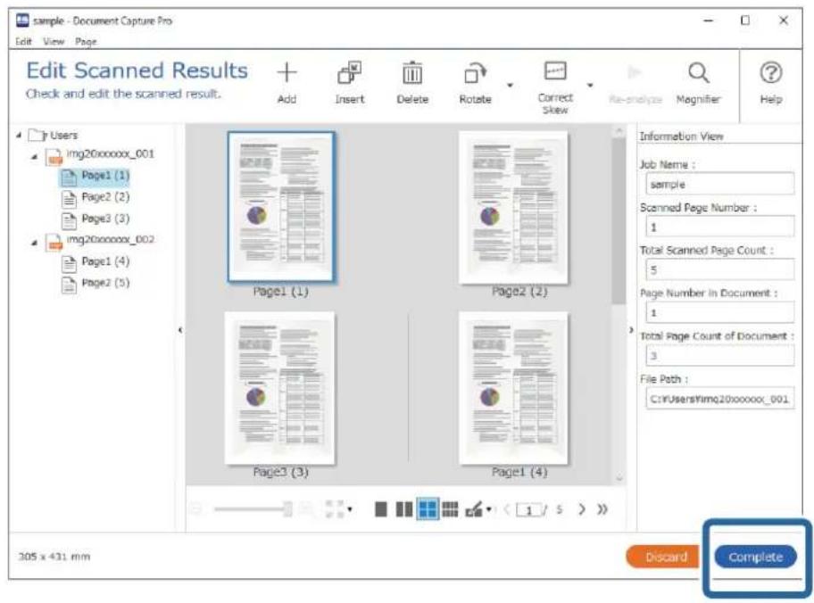 sample - Document Capture Pro Edit View Page Edit Scanned Results Check and edit the scanned result. Add Insert Delete Rotate Correct Skew Re-analyze Magnifier Help Users Img20xxxxxx_001 Page1 (1) Page2 (2) Page3 (3) img20xxxxxx_002 Page1 (4) Page2 (5) Page1 (1) Page2 (2) Page3 (3) Page1 (4) Informa…