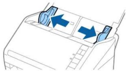 Diagram of a car interior showing two blue arrows pointing to the dashboard (no text or symbols present)