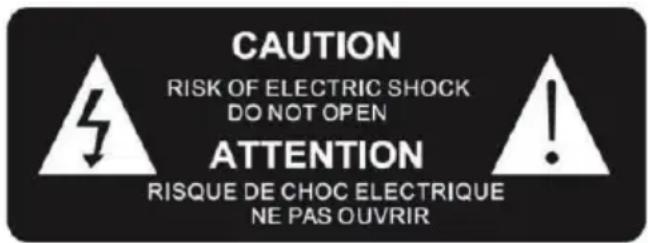 POZOR RIZIKO ÚRAZU ELEKTRICKÝM PROUDEM NEOTVÍREJTE POZOR RIZIKO ÚRAZU ELEKTRICKÝM PROUDEM NEOTVÍREJTE