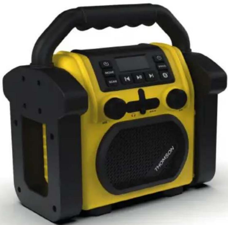THOMSON WKR60BT - FM RADIO & BLUETOOTH SPEAKER - 1