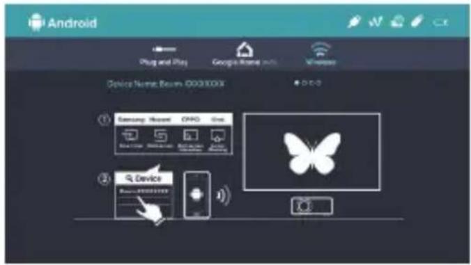 Android Plug and Play Google Island mini Windows Device Name: Guam 000300X ① Samsung Headset OPAD One ② R Device Mobile Device