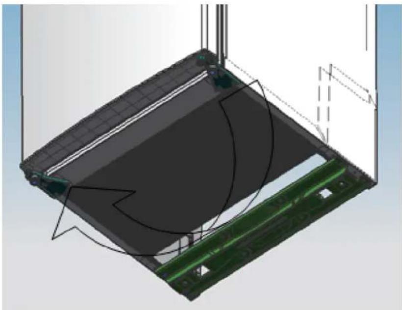 TEKA RTF 2510 - Modification du sens d'ouverture de la porte - 8