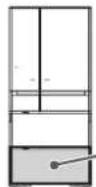 HITACHI R-ZX740RA - VEGETABLE COMPARTMENT - 1