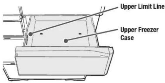 Upper Limit Line Upper Freezer Case