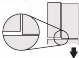 Diagram showing a pulley system with a belt and load, no text or symbols present