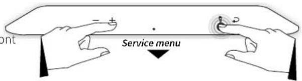 Front Service menu