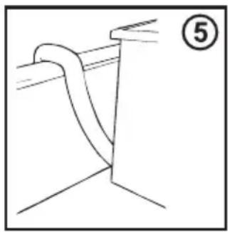 Pure technical line drawing of a mechanical component without any text, numbers, or symbols