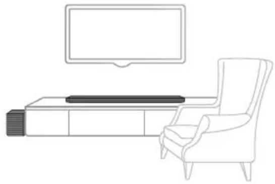 LG DSN4 - Installation de la barre de son - 1