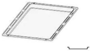 Simple line drawing of a square frame with a small curved line on the right side (no text or symbols).