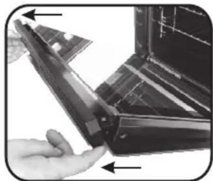 IBERNA IBO686X/E - REMOVAL AND CLEANING OF THE GLASS DOOR - 7