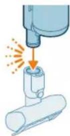 PHILIPS 6000 series XW6264 - Utilisation de la mini-brosse Turbo - 1