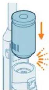 PHILIPS 6000 series XW6264 - Retrait et fixation du bloc d'alimentation dans l'aspirateur laveur - 1